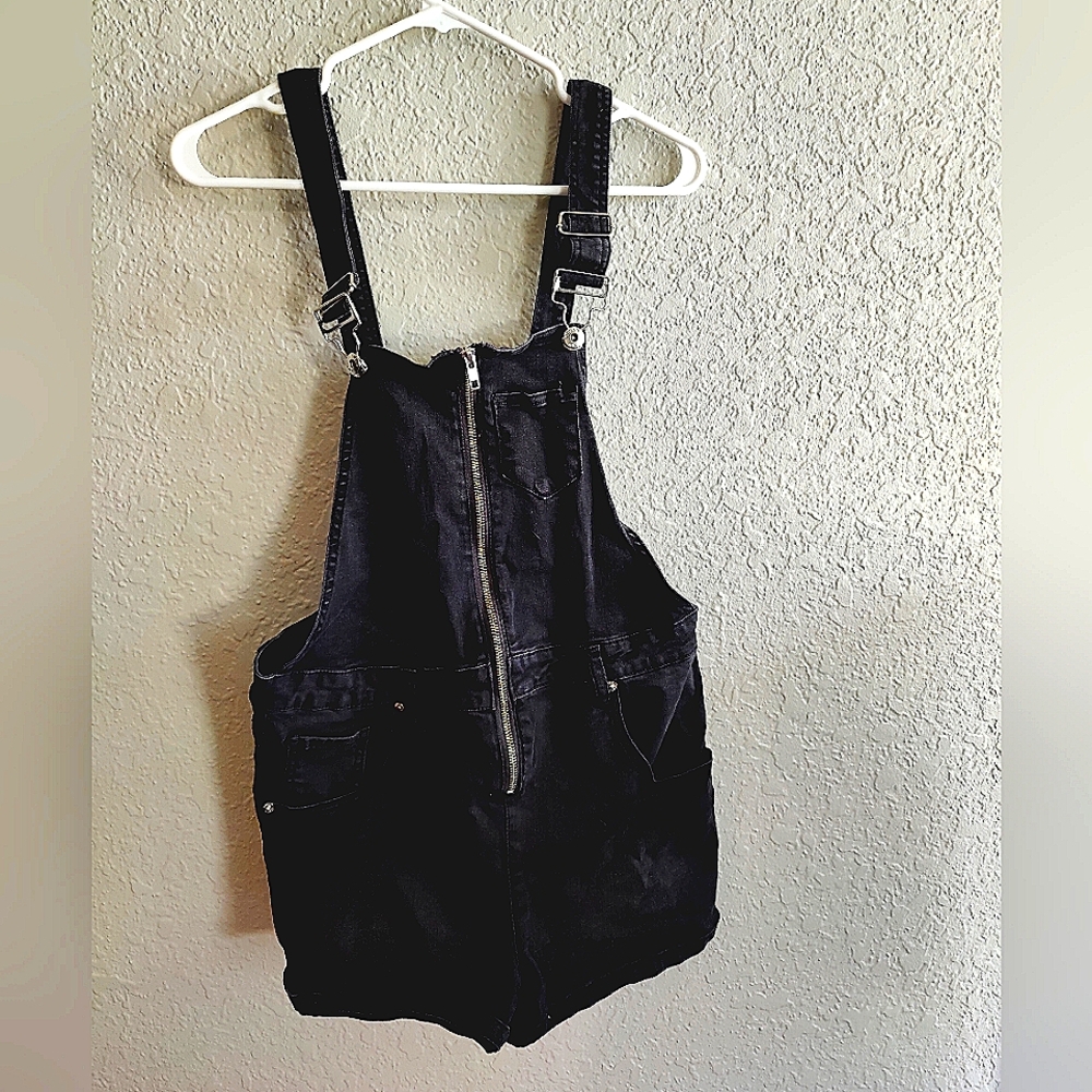 Zipup Overall Shorts